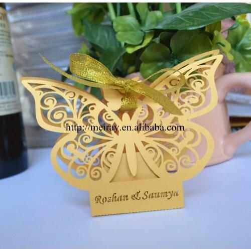 Laser cut wedding favors butterfly wedding souvenirs wedding gift