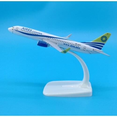 1:400 Scale 16cm ACES Aires Colombia Boeing B737 Alloy Metal Plane Model Airlines Airplane Aircraft Gift Collectible Decoration
