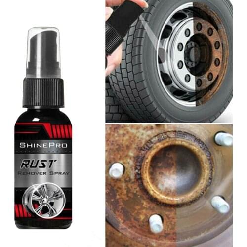 30ml Car Metal Surface Chrome Multi-Purpose Rust Remover Spray Paint Car Maintenance Iron Powder Cleaning Super Rust Remover