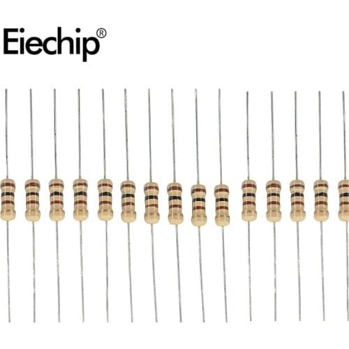 1 ohm-3M 0.5 watt resistor Assortment set, Carbon Film Resistor DIY resistance Assorted Kit 470R 560R 2.7K 4.7K 5.6K 6.8K 10K