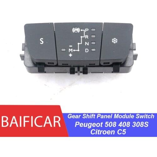 Baificar Brand New Genuine S Mode Gear Shift Panel Module Switch 98046755ZD For Peugeot 508 408 308S Citroen C5