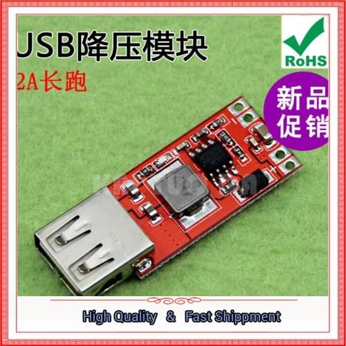 12V / 24V to 5V DC-DC step down Buck Car Charger 3A Output USB Regulated Power Supply Module board converter