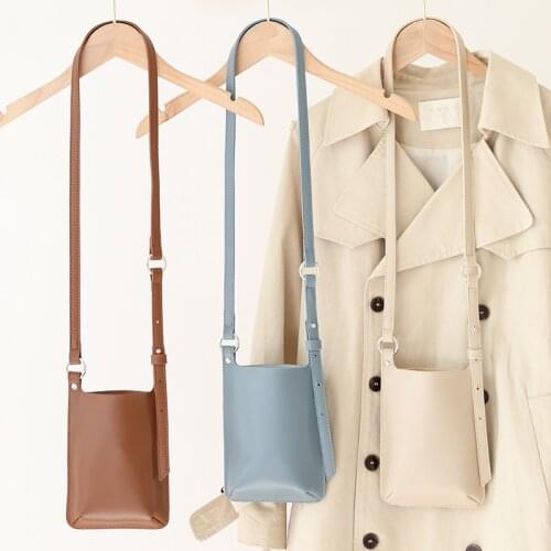 Pretty Cute Crossbody Bags for Girls Solid Leather Cellphone Bag Convenient Shoulder Bag Women HandbagsHot Messenger Bags сумки