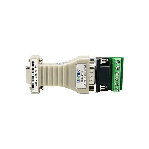UTEK Passive RS232 to RS485 / 422 converter adapter UT-203A DB9 connector, with terminal block