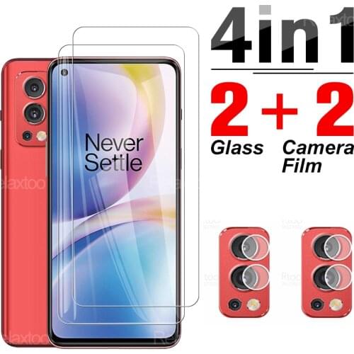4 in 1 Camera Protector Glass For Oneplus Nord 2 5G On One Plus Nord2 Protective Phone Transparent HD Safety Screen Cover Film