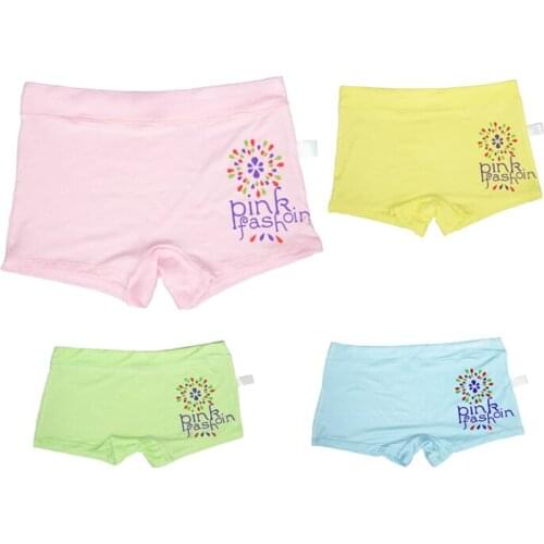 12 Pieces / Pack 2016 Cotton Kids Girls Underwear Cute Cartoon Panties Childrens Boxer Kids Pants Baby Boxer Underpants Briefs