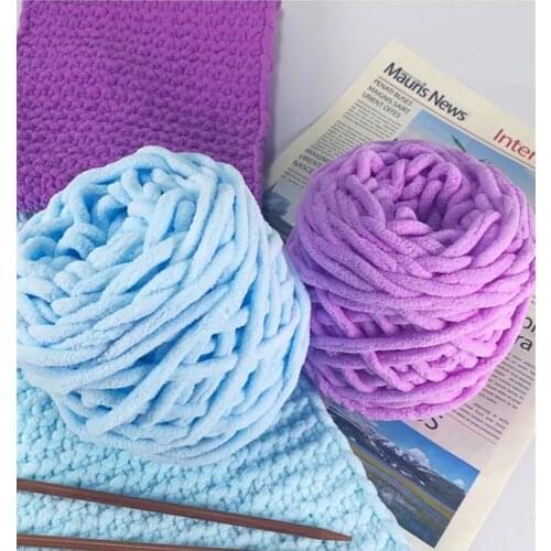 165g/Ball DIY Hand Knitting Ice Line Cotton Thick Yarn Scarf Cushion Materials Hook Line For Handmade Crochet