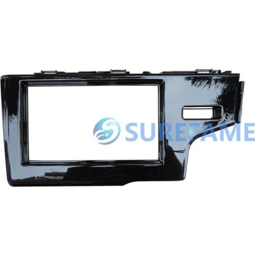 2 Din Car Fascia for Honda Jazz Fit 2013+ (Right Wheel) Radio DVD Stereo CD Panel Dash Mounting Installation Trim Kit
