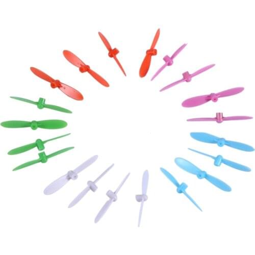20 pcs 5 color Cheerson CX-10 Rotors Propellers set for WLtoys V272 V282 V292, Hubsan Q4 H111, JXD-395, LS111, U207 RC UFO Quadc