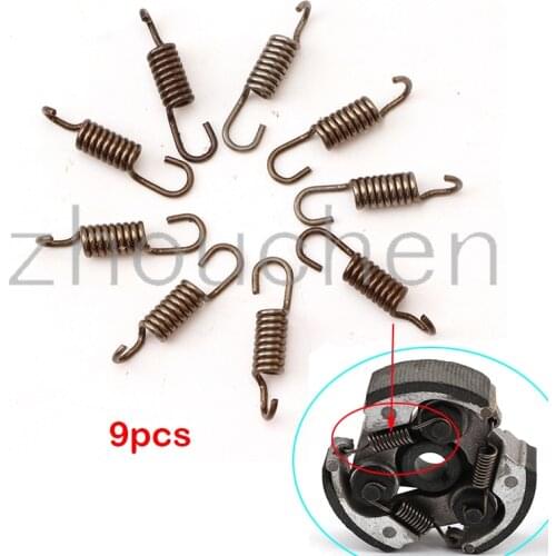 9 Pieces 2-Stroke Motorcycle Clutch Spring For 49cc Mini Pocket Bike