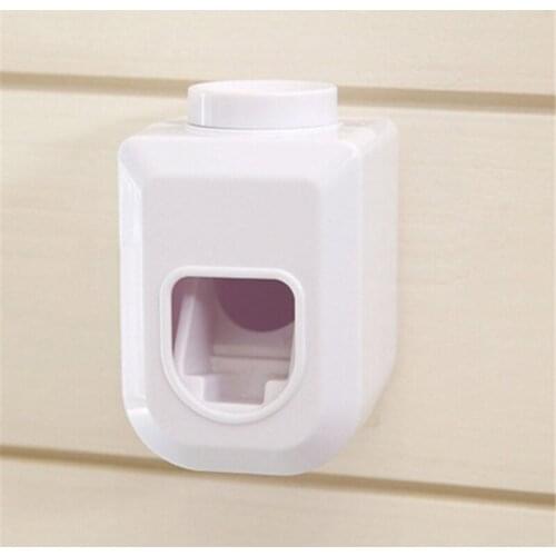 Automatic Toothpaste Dispenser Dust-proof Toothbrush Holder Wall Mount Stand Bathroom Accessories Set Toothpaste Squeezers Tooth