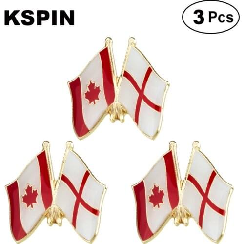 Canada & England Frendship Lapel Pin Brooches Pins Flag badge Brooch Badges