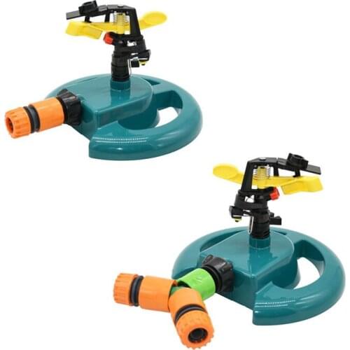 Garden Adjustable Rocker nozzle With support 360 degrees rotary jet nozzle Agricultural Irrigation Sprinklers 1pcs