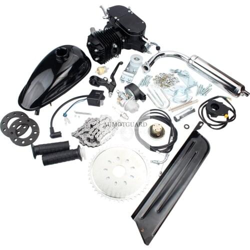 50cc 2 Bicycle Motorcycle Stroke Gasoline Engine Kit For DIY Electric Bicycle Mountain Bike Complete Set Bike Gas Engine Motor