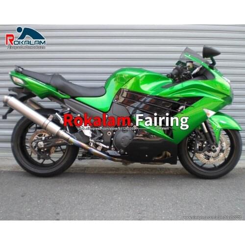 ABS Fairing Kit For Kawasaki ZX14R 2012 2013 2014 2015 ZX-14R 12 15 Green Black Motorbike Bodywork (Injection Molding)