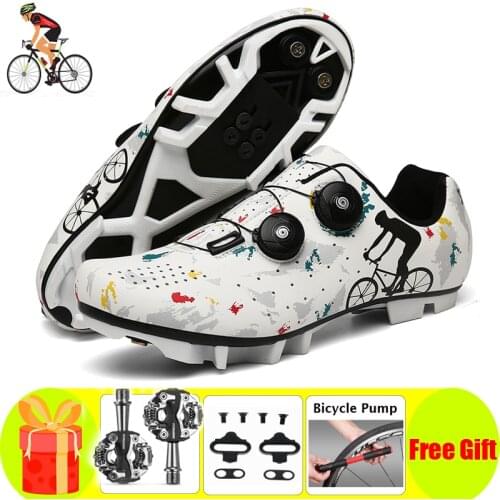 Cycling Shoes Men Sapatilha Ciclismo Mtb Outdoor Sports Self-locking MOuntain Bike Sneakers Racing Women Bicycle SPD Bicicleta