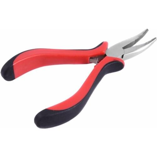 Mini Bend Tip Pliers DIY Hair Extension Tool Clip Pliers Clamp Tongs