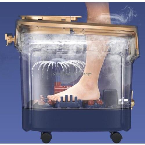 Foot Soaking Bucket Electric Massage Constant Temperature Heating Foot Bath Full Automatic Health Care Household Deep Bucket