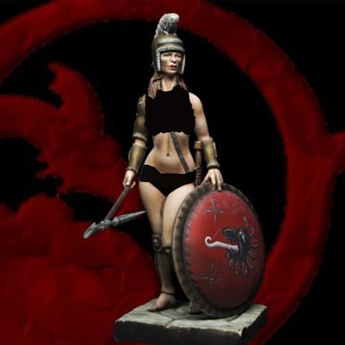 1/24 Ancient female warrior Resin Model figure GK Unassembled and unpainted kit