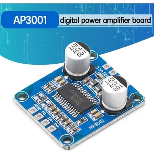DC 8V-24V High Power Digital Amplifier Module Mono Class D 4-8ohm for 30W-300W speaker Audio power amplifier board