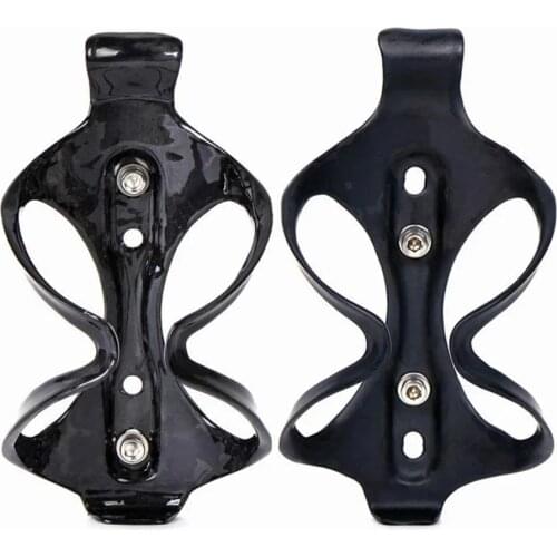 NO LOGO Black Bicycle 3K UD Matte Carbon Fiber Bottle Cage Bike Water Bottle Cages Parts
