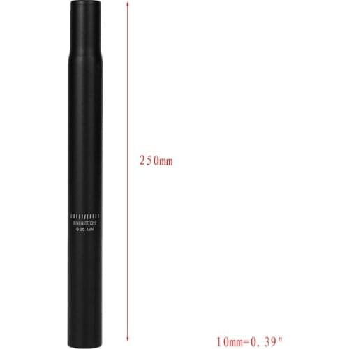 Bicycle Seat Post Aluminum Alloy 25.4x250mm Tube MTB Mountain Road Bike Cycling E56D