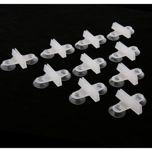 10Pcs Aquarium Aquatic Suckers Divider Holder for Fish Tank Breeding Separator