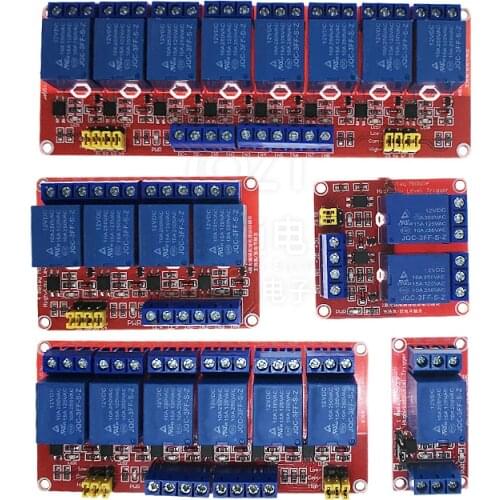 Relay module 1 2 4 6 8 Channel 5V 12V Relay Module Board Shield with Optocoupler Support High and Low Level Trigger for Arduino