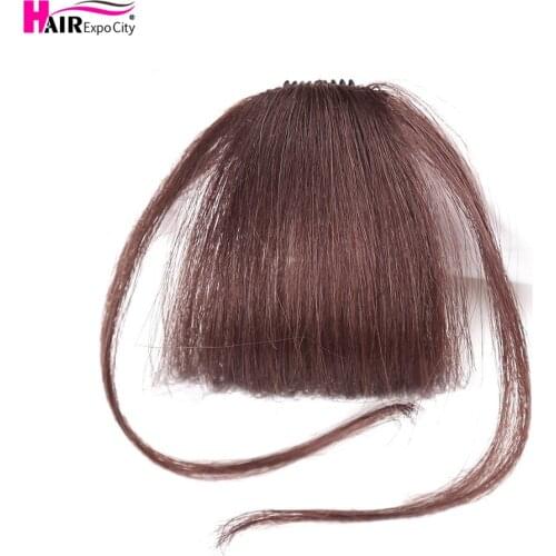 6" Clip In Hair Bangs Hairpiece Accessories Synthetic Fake Bangs frange cheveux Hair Extensions For Women 4Color Hair Expo City