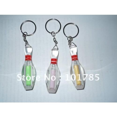 Mixed order colorful fashion bowling keychain for birthday/Halloween/christmas