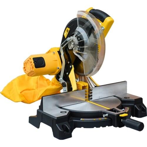 Miter saw 255A dust-free saw high precision 45 degree 10 inch wooden door foot line cutting machine woodworking cutting machine