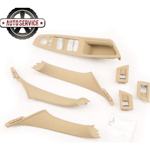 Mocha Maize-yellow Inner Door Pull Handle Trim Cover Panel For BMW F10 520i 528i xDrive 535i xDrive ActiveHybrid 5 51417225892