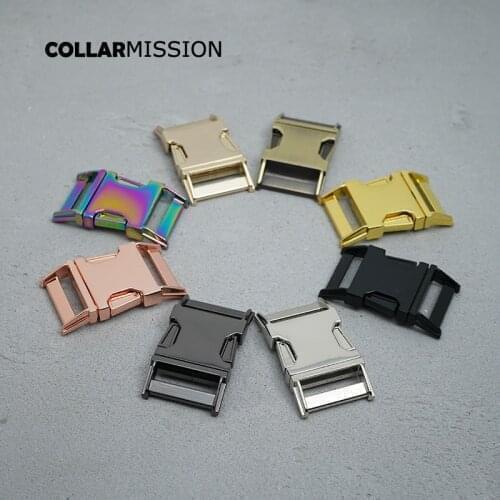 10pcs/lot High quality side release buckle kirsite DIY dog collars accessory durable security lock retailing 30mm 8 kinds