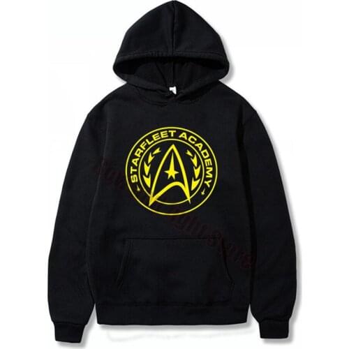 2020 Starfleet Academy Mens Hoodies Star Enterprise Space trek retro gift Women Sweatshirt Hoody Tops