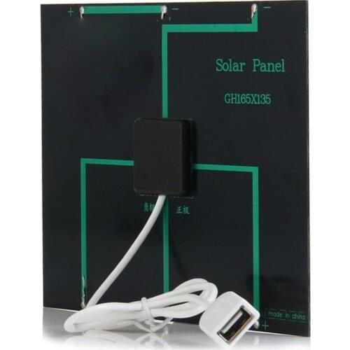 6V 3.5W Solar Charger Polycrystalline Solar Cell Solar Panel USB Solar Mobile Charger For Power Bank