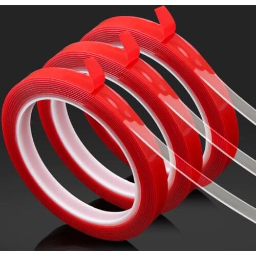 Car Acrylic Tape Transparent Double Sided Tape Sticker for BMW E46 E39 E90 E60 E36 F30 F10 E34 X5 E53 E30 F20 E87 E93 M3 M4 M5