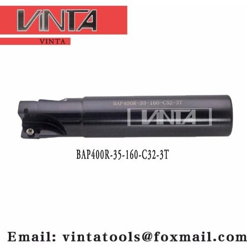 Free shipping BAP400R-32-160-C32-3T Indexable Milling cutter mold milling tools matched cnc carbide inserts APMT1604PDER