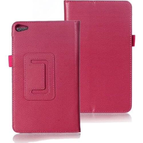 Good Quality Lichi Folio Cover For Huawei T2 7.0 Pro M2 Lite 7 PLE-730L Stand PU Leather Case 100PCS/Lot