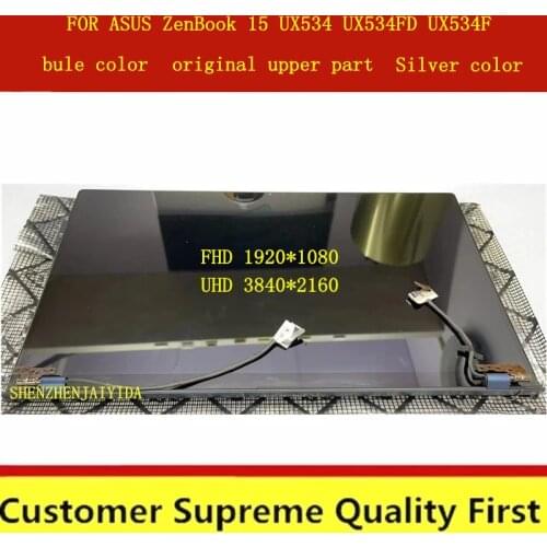 15.6'' original display FOR ASUS ZenBook 15 UX534 UX534FD UX534F LCD screen assembly 1920X1080 3840*2160