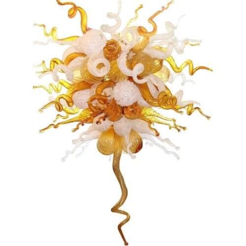 Fluorescent Light Source and Glass Material Pendant Light For Home