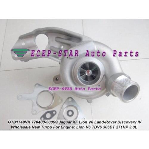 GTB1749VK 778400-5005S 778400 LR029915 Turbo For Jaguar XF Lion V6 For Land Rover Discovery IV 2009- AJ-V6D TDV6 306DT 3.0L