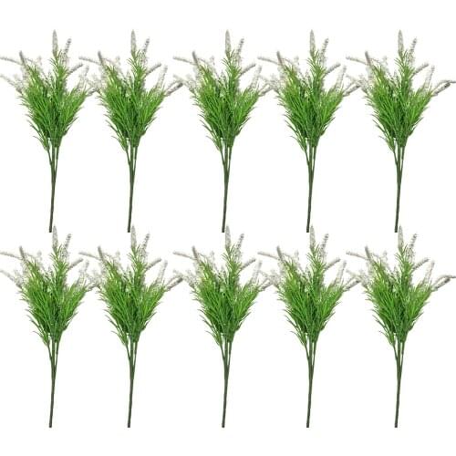 Artificial Lavender for Wedding Decor and Table Centerpieces, Rustic Farm House Home, Kitchen, Office Flower Arrangements