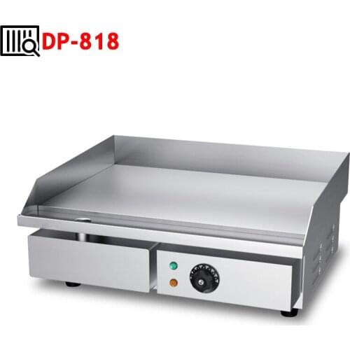 Commercial Thickened Electric Griddle Multifunctional Desktop Grilled Squid Teppanyaki Fried Steak Pancake Omelette Equipment