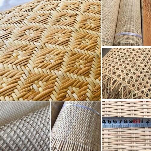 Color Random Natural Indonesian Rattan Material Mat Wicker Cane For Repair Home Furniture Chair Table Ceiling Cupboard Screen