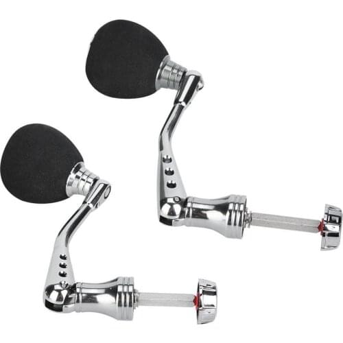 Fishing Reel Wheel Rocker Arm CNC Metal Fishing Reel Handle Replacement Parts for S brand Spining/Baitcasting