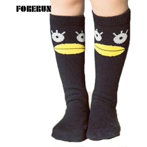 Cartoon Baby Long Socks Kids Winter Animal High Baby Socks Lovely Warm Girls Socks for Children Printed 100 Cotton Socks Kids