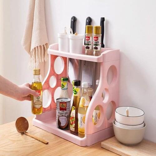 1PC Desktop Plastic Multi-stationery Storage Box Bathroom Table Cosmetics Shelf Wash Storage Rack Kitchen Storage Holders