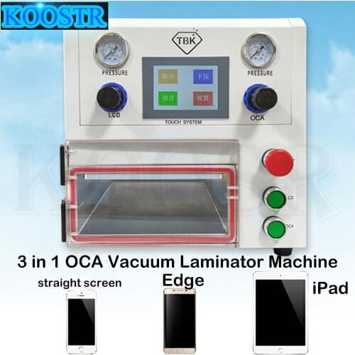 New arrive TBK-108P OCA Lamination Machine 12 inch Vacuum Laminating Machine for curved screen and straight screen and Pad