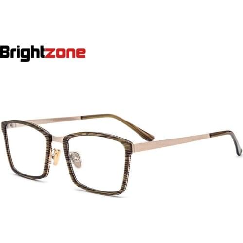 New Acetate Stripled Full Rim Glasses Man Optics Spectacle Frame For Men Eyeglasses Ukraine Armacao Para Oculos De Grau Feminino