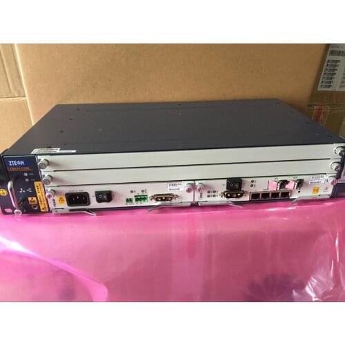 Original New 10GE C320 GPON OLT ZTE C320 SMXA/3 Card*1PCS with 1*PRAM AC+DC power Supply FTTH Optical Line Terminal Equipment